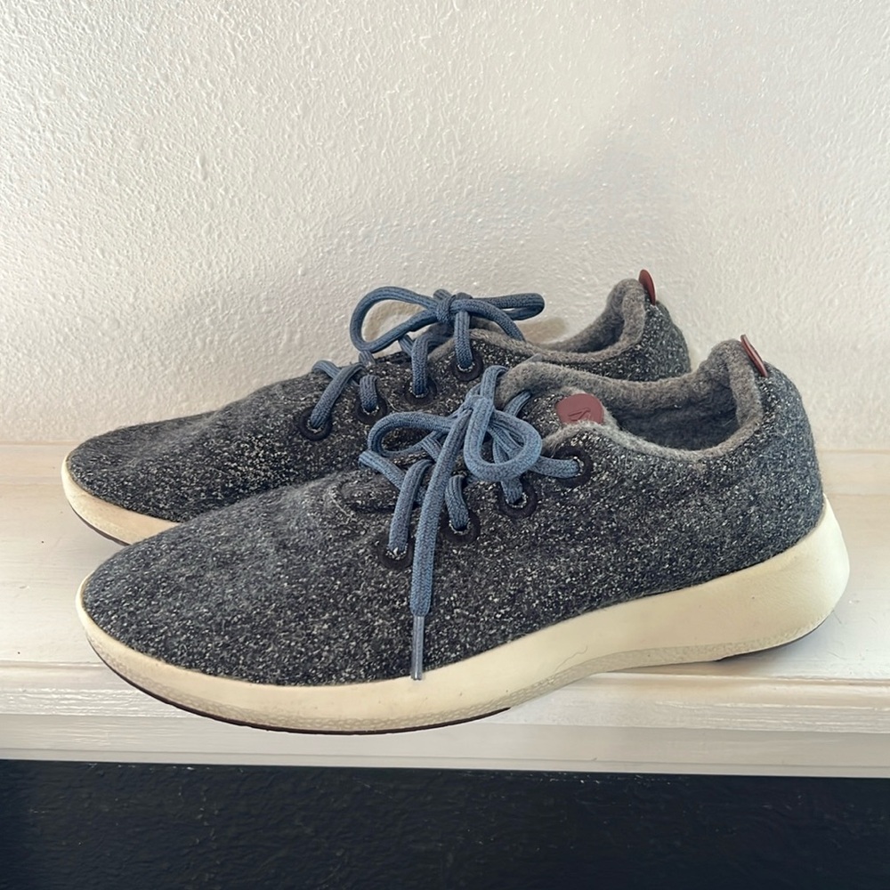 Allbirds blue gray women’s size 11 sneakers mizzle wool
